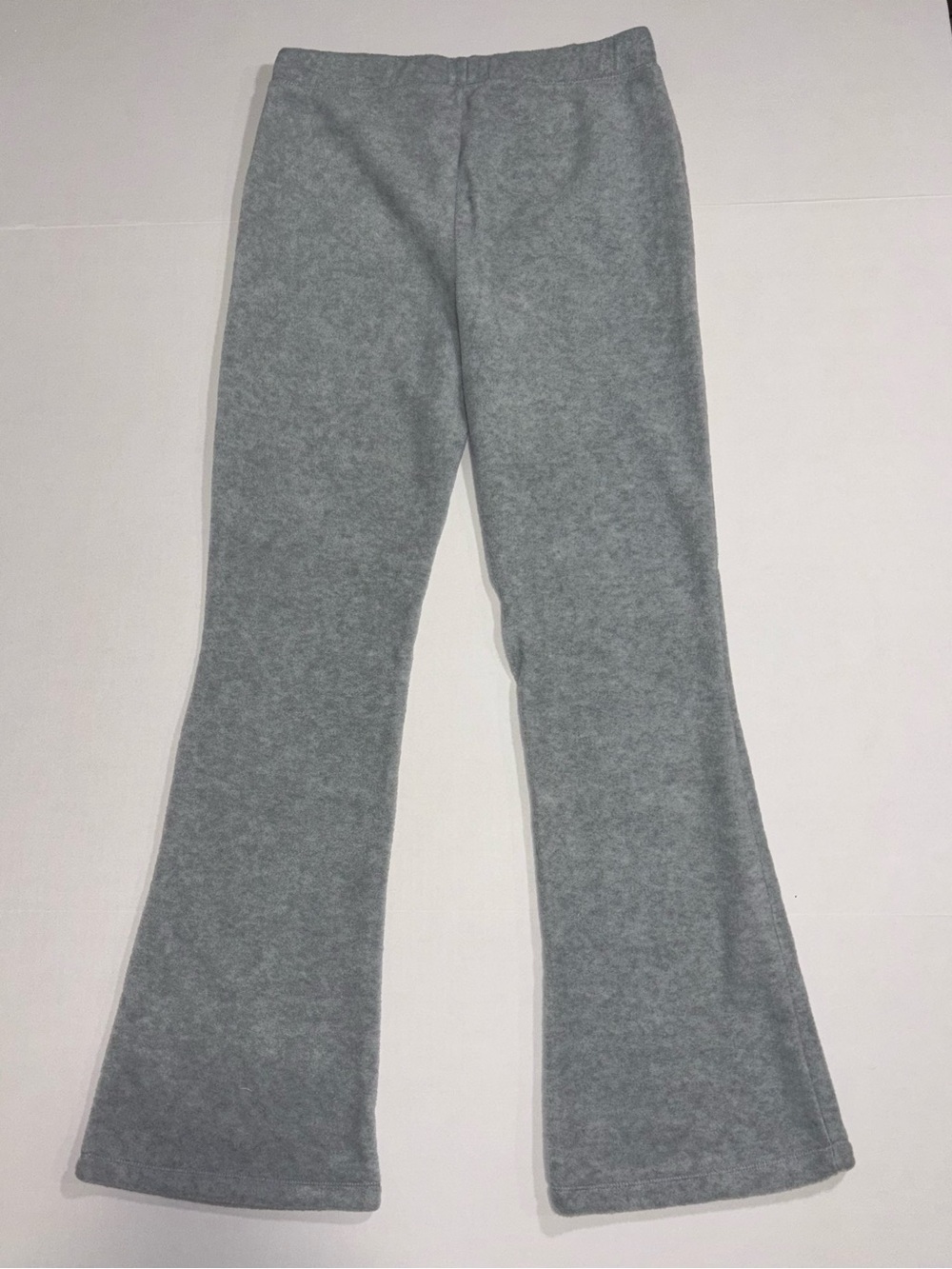 The Children's Place Girls Gray Fleece Bootcut Pants Pull On Elastic Waist 16
